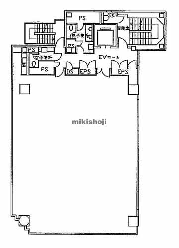 コスモ新宿御苑ビル 平面1