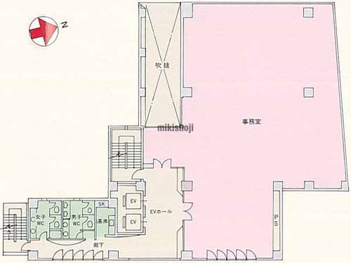 ＨＦ八丁堀ビルディング 平面1