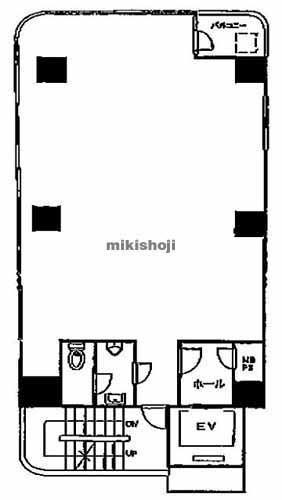 モチヅキビル 平面1