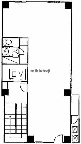 赤坂牧野ビル 平面1