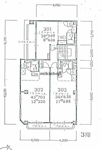 赤坂丹後町ビル 平面1