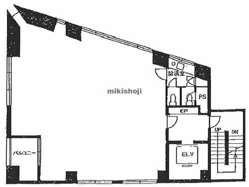 クルーズ八ツ山ビル 平面1