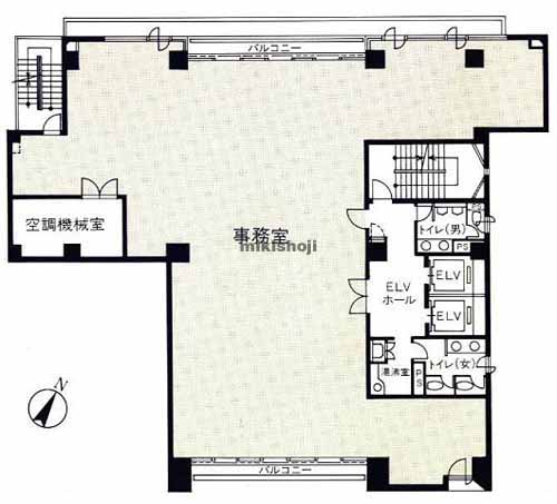 日本橋室町の楠和日本橋ビル 平面1