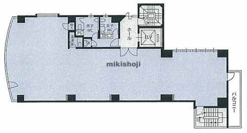 浅草橋・柳橋の日東ビル 平面1