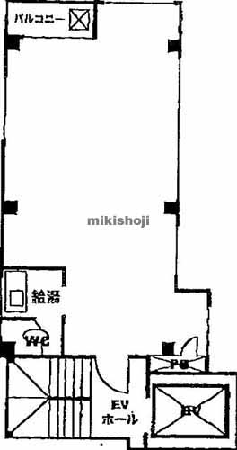 三交西新橋ビル 平面1