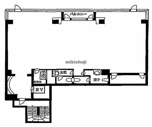 大井のオフィスビルＭＡＸ－１ 平面1