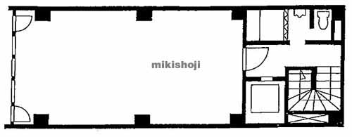 岡田ビル 平面1