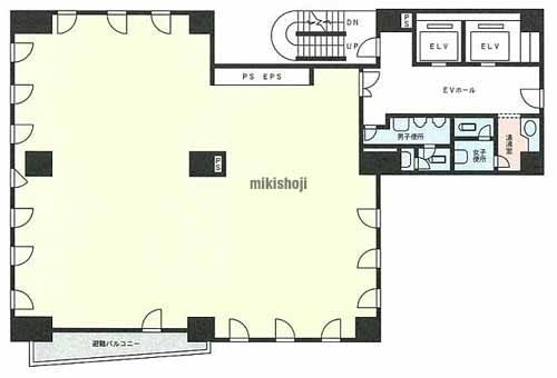 東京・インテックスビル 平面1
