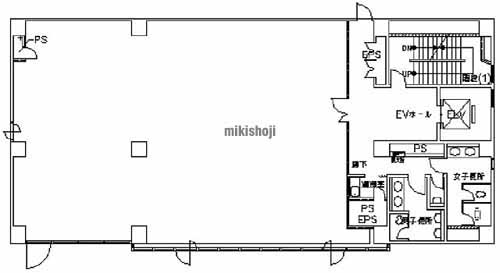 ドギーマン東京ビル 平面1
