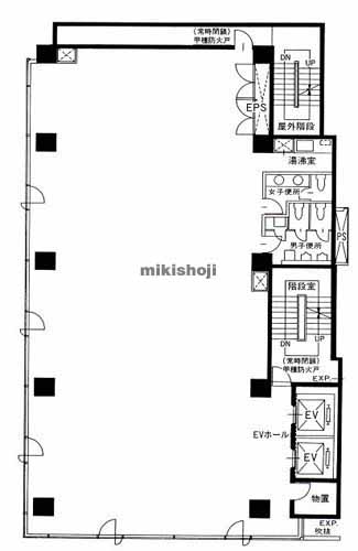 内神田の三井ビル 平面1