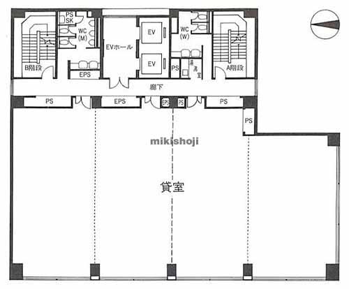 明治安田生命秋葉原昭和通りビル 平面1