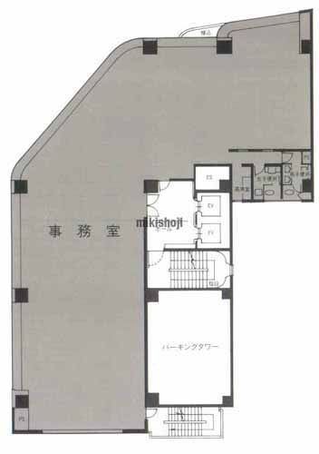 八丁堀第一生命ビルディング 平面1