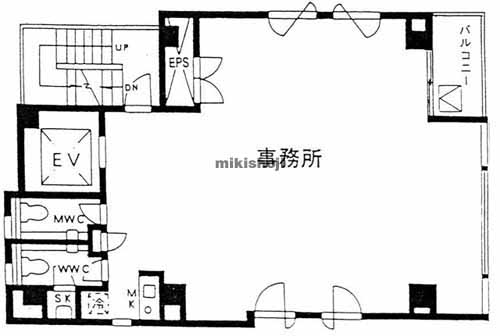 京橋ＡＫビル 平面1