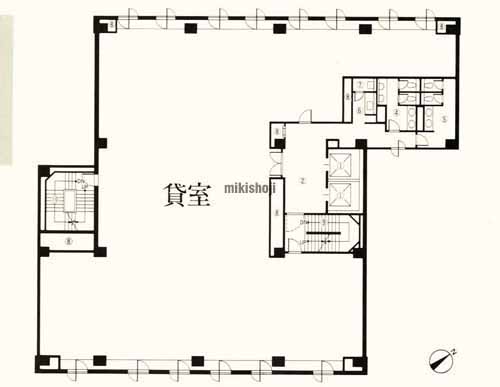 ＰＯＳＣＯ東京ビル 平面1