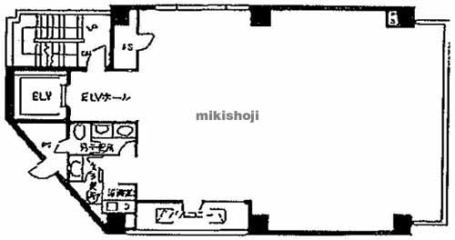 白金台クレストビル 平面1