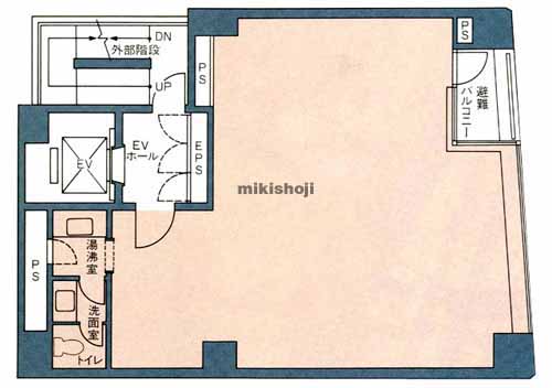 ＶＯＲＴ赤坂見附Ⅱ 平面1