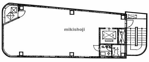 神宮前のカワムラビル 平面1