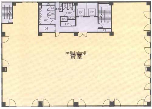 泉芝大門ビル 平面1