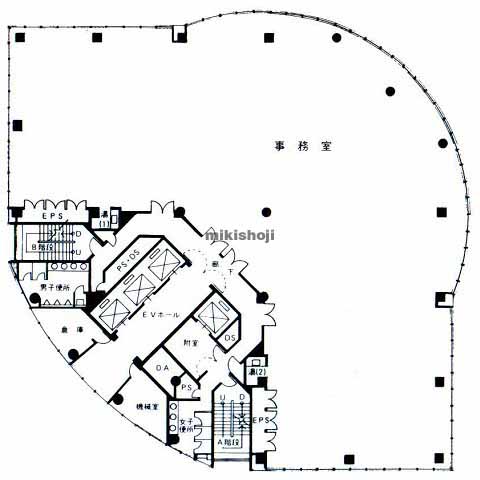 バーク芝浦ビル 平面1