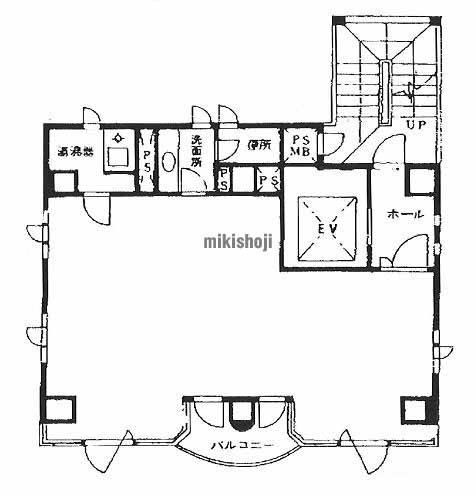 盛美堂ビル 平面1