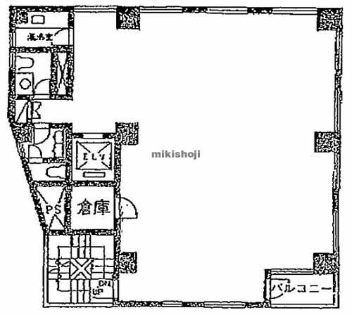 芳和三田綱坂ビル 平面1