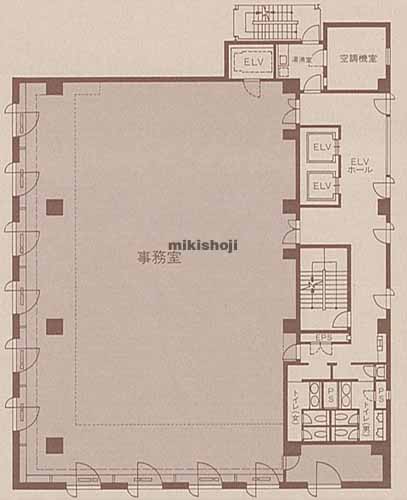 ジオ八丁堀ビル 平面1