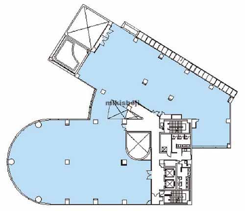 オーバル新宿ビル 平面1