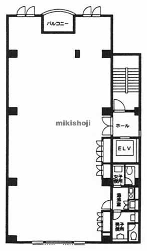 シーダ芝浦ビル 平面1
