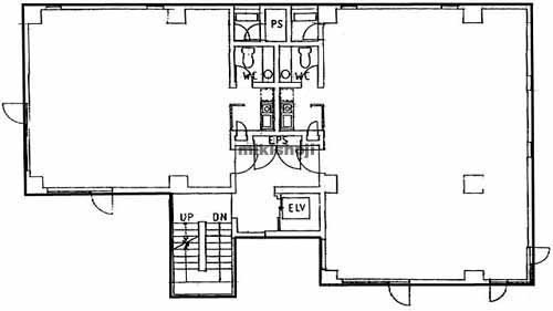 福神館ビル 平面1