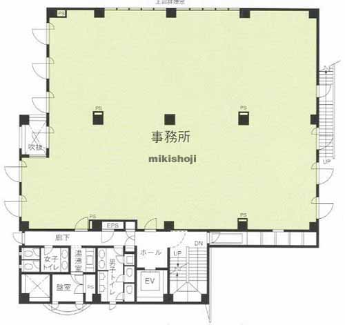 代々木市川ビル 平面1