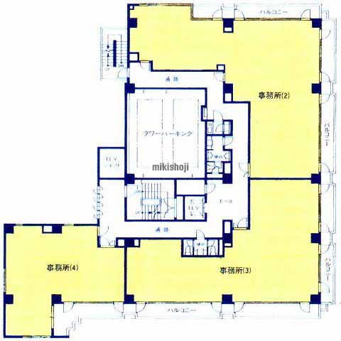 ラポール川上ビル 平面1