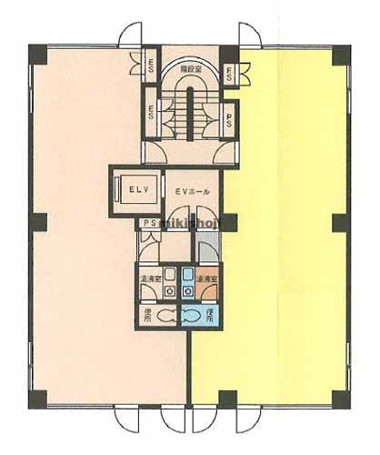 恵比寿のアルカサル 平面1