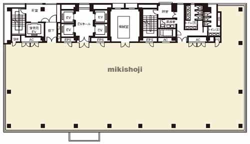 興和西新橋ビルＢ棟 平面1