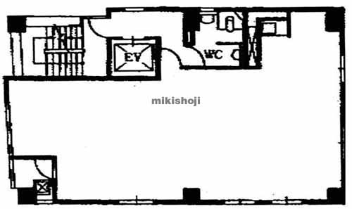 銀座歌茶屋ビル 平面1