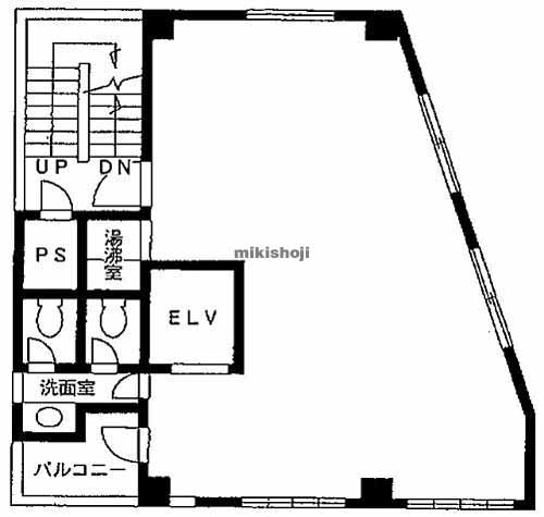 ＲＩＮＧ　ＲＩＮＧ ＢＬＤＧ Ａ棟 平面1