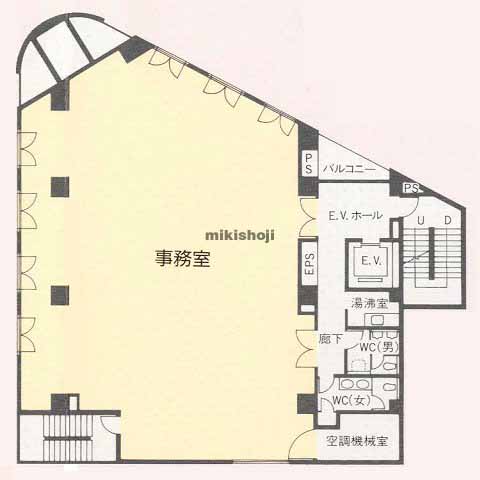 石山ビル 平面1