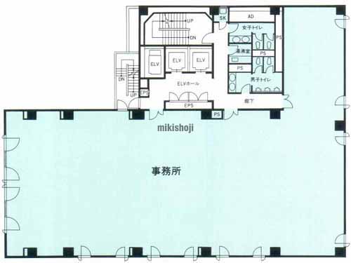 銀座木挽ビル 平面1