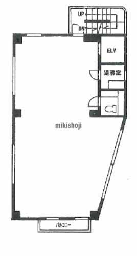 アミューズｋｏｂａｙａｓｈｉビル 平面1