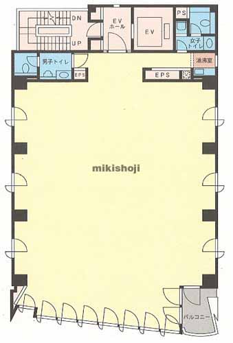 福田ビルウエスト 平面1