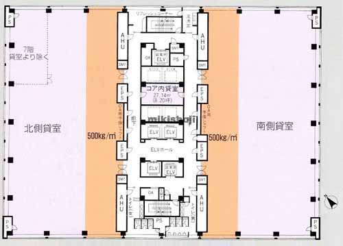 浜町センタービル 平面1