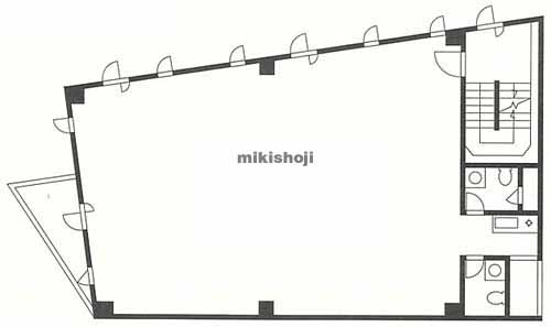 グランドステータス北新宿ビル 平面1