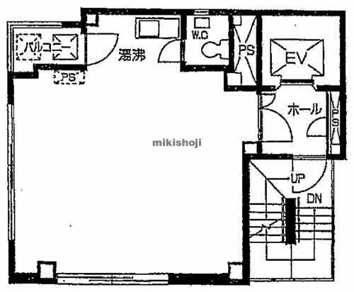 三崎町大島ビル 平面1