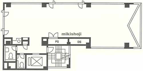銀料ビル 平面1