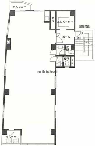 聖堂前ビル 平面1