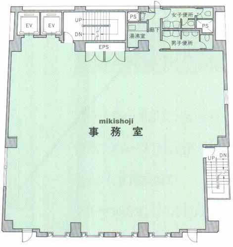 赤坂・元赤坂のキーストーン赤坂ビル 平面1