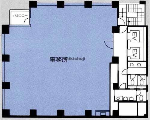 銀座武蔵野ビル 平面1