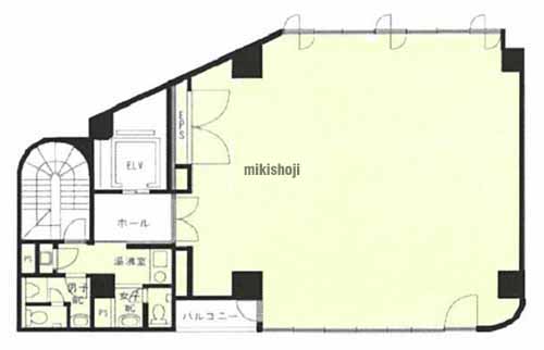 内藤町ビルディングＡ棟 平面1