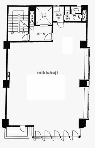 人形町藤和ビル 平面1