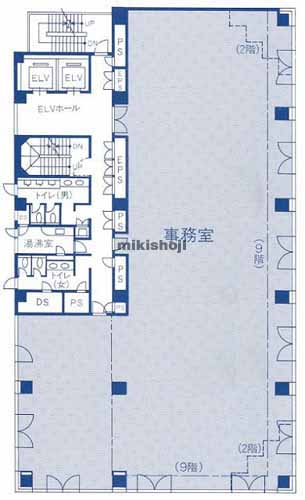 飯田橋ＭＦビル 平面1