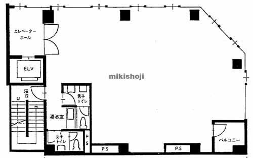 ヒューリック築地ビル 平面1